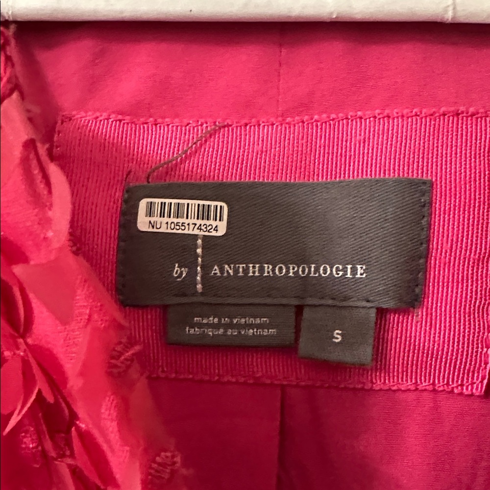 Anthropologie Somerset Appliqué  Textured Mini Dress- EUC!! - Picture 6 of 11